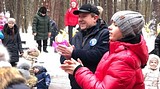 Праздник «Зимние забавы» в парке «Раздолье» поддержали одинцовские активисты партии