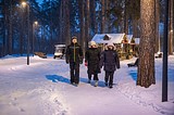 Осмотр новых локаций в парке «Раздолье»