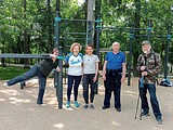 Скандинавская ходьба в Городском парке