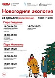 Мероприятие «Новогодняя экология» в парках Раздолье и Малевича