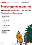 Мероприятие «Новогодняя экология» в Городском парке Звенигорода